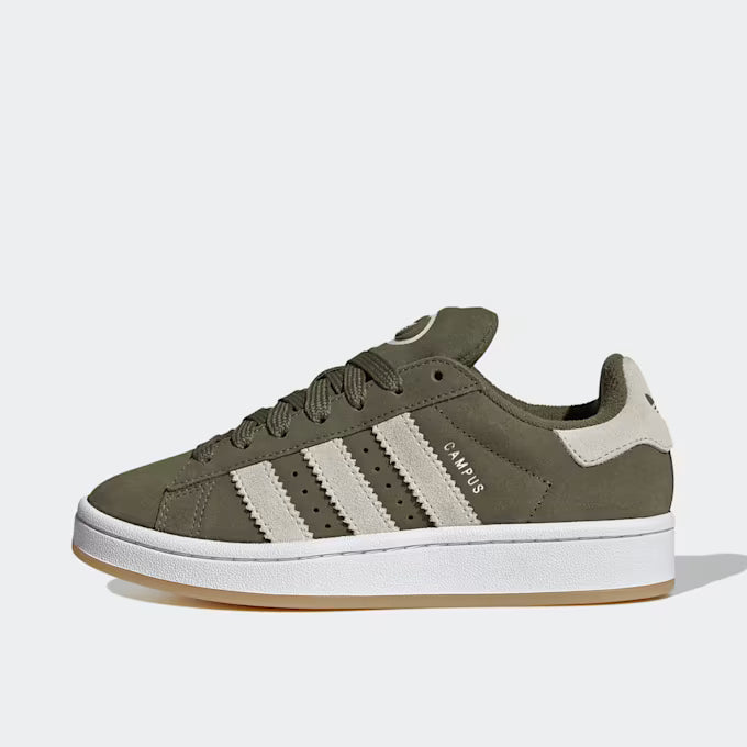 Kinder Retro Sneaker für Alltag & Streetwear - 00s Olivgrün/Beige
