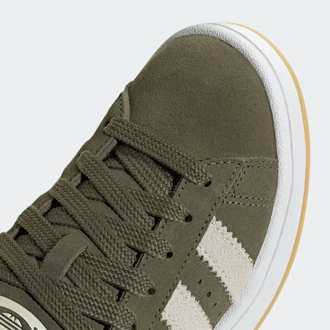 Kinder Retro Sneaker für Alltag & Streetwear - 00s Olivgrün/Beige