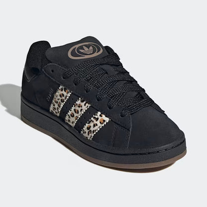 Kinder Retro Sneaker für Alltag & Streetwear - 00s Schwarz/Leopard
