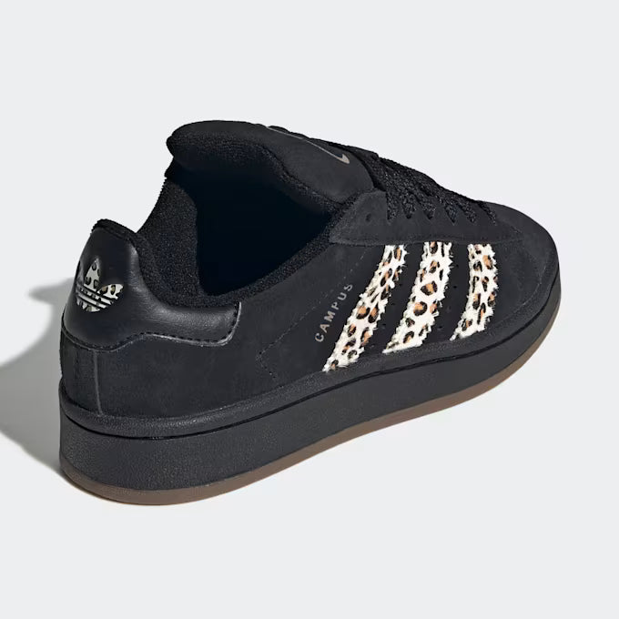Kinder Retro Sneaker für Alltag & Streetwear - 00s Schwarz/Leopard