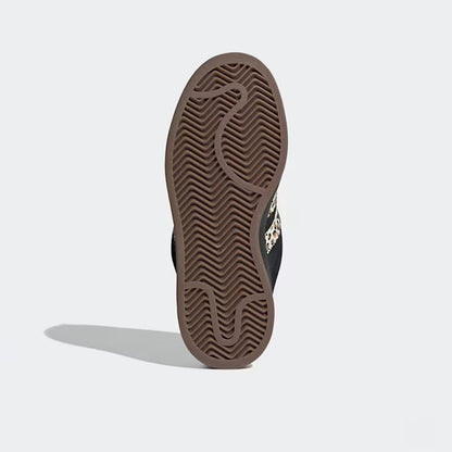 Kinder Retro Sneaker für Alltag & Streetwear - 00s Schwarz/Leopard