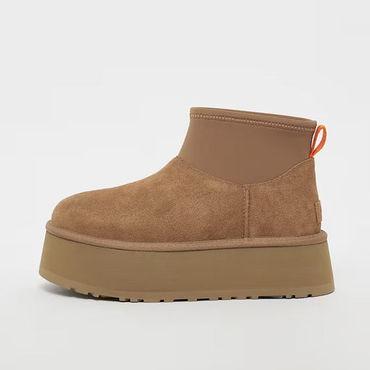 Damen Boots mit warmem Futter - Chestnut